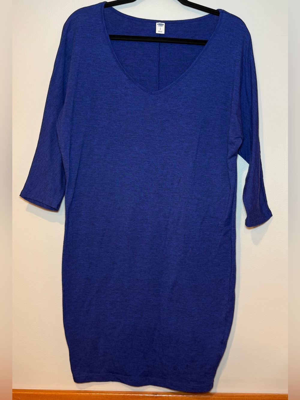 Old Navy Women's Royal Blue V-Neck T-Shirt Dress Size Small